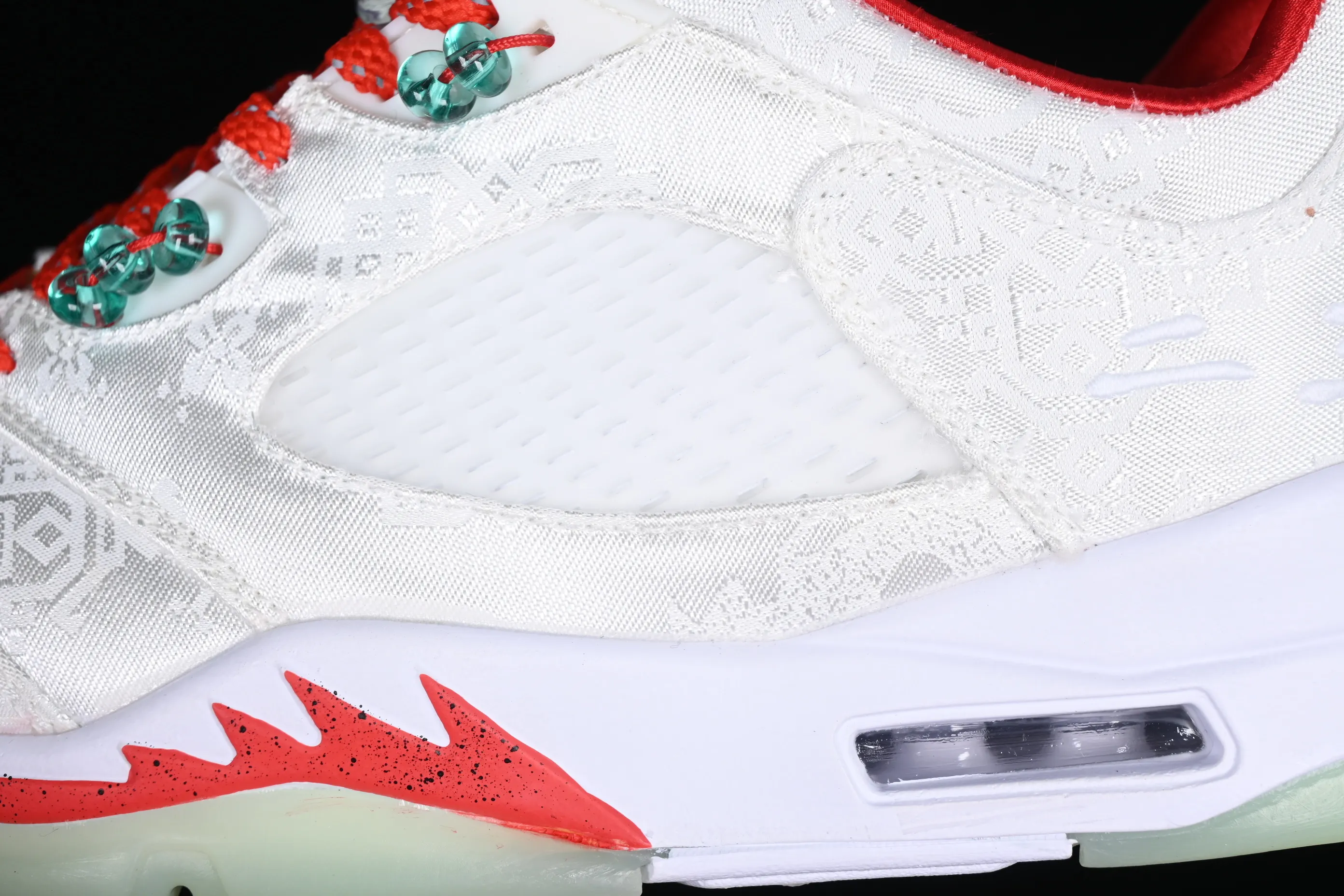 All categories Air Jordan Jordan series basketball shoes Air Jordan 5 Air Jordan 5 Low AJ5 Joe 5 white jade silk low-top basketball shoes DM4640-666